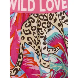 Zwillingsherz Maxirock Damen Animalprint Bunt L/XL