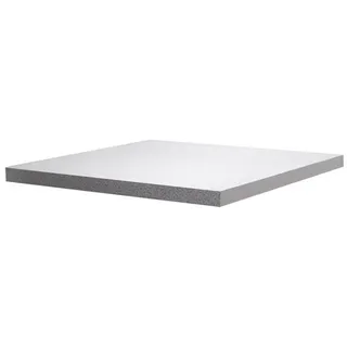 Flex-Well Arbeitsplatte »WITO«, Dekor: grau-weiß-gesprenkelt, Holzwerkstoff - grau | weiss