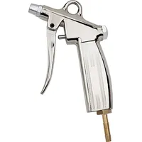 Riegler Blaspistole, Dämpferdüse, Alu-Druckguss vernickelt, Tülle LW 9