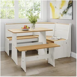 Hti-Living Sitzgruppe 3-teilig Marija Weiß