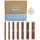 KnitPro Nadelspiel Set Braun/Bronze 15 cm 7 St.