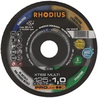 RHODIUS Trennscheibe XT69MULTIPRO 125 x 1,0mm gerade