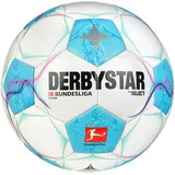 derbystar Bundesliga Player Fußball Freizeitball 2024/25 weiss/blau/pink 5