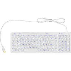 KeySonic KSK-6031 INEL-WH, Weiß USB, DE (60886)