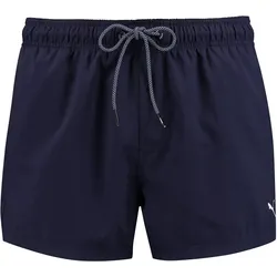 PUMA Herren Badehose Badeshorts Logo Short Length Swim Shorts BLAU XS