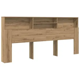 vidaXL Kopfteil Schrank Artisan-Eiche 220 x 19 x 101,5 cm