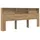 vidaXL Kopfteil Schrank Artisan-Eiche 220 x 19 x 101,5 cm