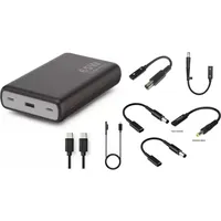 CoreParts USB-C PD65W Power bank 20.000 mAh, W126091221 Black