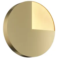 Maytoni Jupiter LED-Wandlampe, gold, Ø 25cm