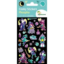 Avenue Mandarine Cooky Phospho Stickerbogen 7,5x12cm Mehrfarbig