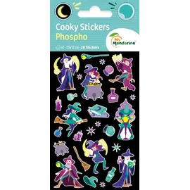 Avenue Mandarine Cooky Phospho Stickerbogen 7,5x12cm Mehrfarbig