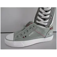Mustang Damen Sneaker Style Slipper hellgrün - 38