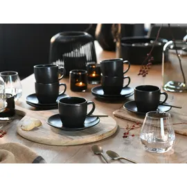 CreaTable Cappuccinotasse 0,24 l Schwarz 12 St.