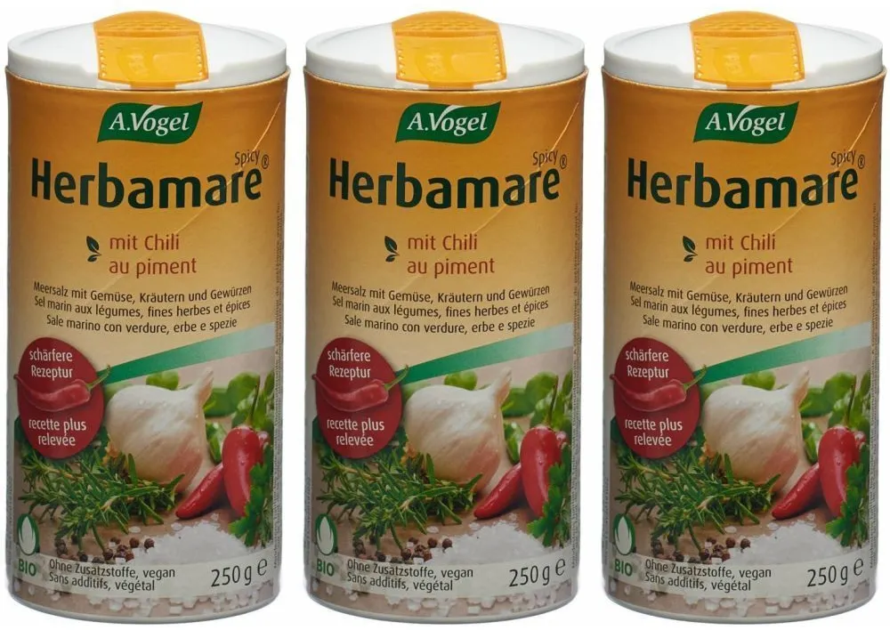 A.Vogel Herbamare Meersalz mit Gemüse und Chili bio