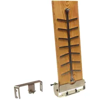 Kirschner Metallbau XXL Profi Flammlachsbrett ~ RASTVERSTELLUNG ~ Feuerschale Kugelgrill Flammlachs Flammlachsbretter (Set C Flammlachsbrett m. Klemmhalter Kugelgrill + Feuertonne + Feuerschale)