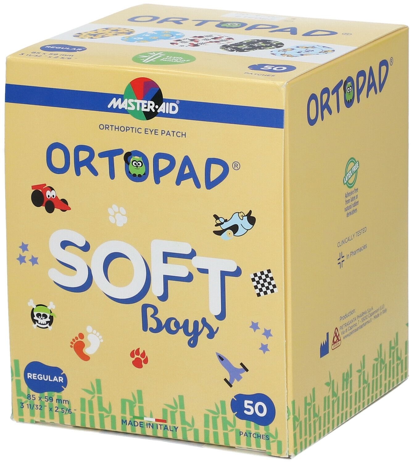 Ortopad® Soft Boys Regular 85 x 59 mm 50 pc(s) pansement(s)