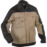 DASSY Zweifarbige Arbeitsjacke KHAKI/SCHWARZ 3XL