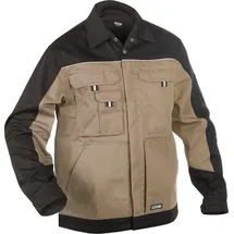 DASSY Zweifarbige Arbeitsjacke KHAKI/SCHWARZ 3XL