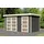 Karibu Gartenhaus Mühlentrup 1 4,28 x 2,38 m Grau