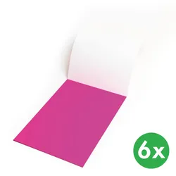 Elektrostatische Markierungsfolie Symbioflipcharts 500 x 700 mm, rosa