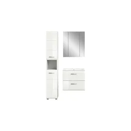 Möbel Kraft Badezimmer-Set Ice 2-tlg. Weiß