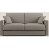 divani.store Schlafsofa, Taupe, Textil, 186x90x96 cm, (mat. 140 x 197)