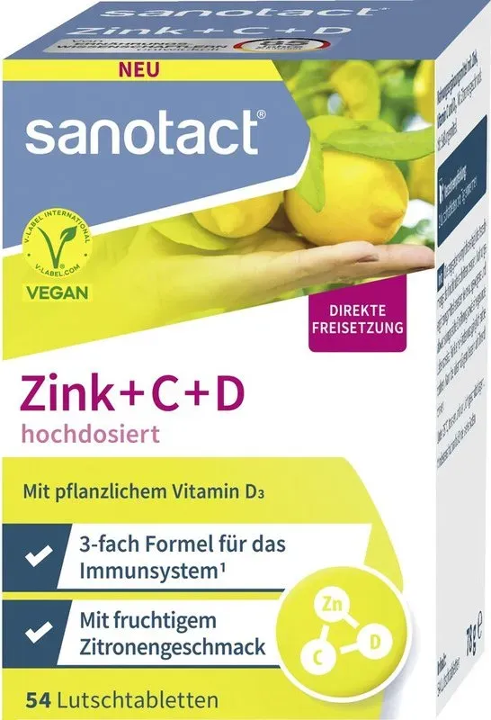 Sanotact Vitamin Zink + C + D hochd.