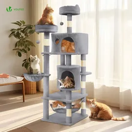 VOUNOT Katzenbaum 168 cm grau