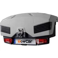 Enganchesaragon Towbox Evo classic grey - Anhängerkupplungs-Gepäckträgerbox