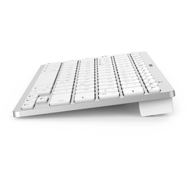 Hama KEY4ALL X510 Bluetooth-Tastatur silber/weiß, Bluetooth, DE (125135)