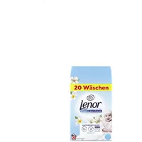 1x1200g Lenor Waschmittel Sensitiv Baumwollblüte & Tiare-Blume 20WL | Sanft