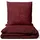 nyvi Winter Bettwäsche Set DreamScience Cashmere Touch - Kuschelweich & Wärmend - Mit Reißverschluss Größe:135x200 + 80x80 cm bordeaux