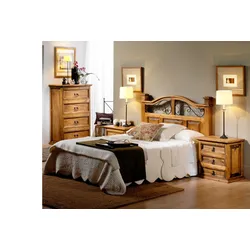 Doppelbett MEXICO Hacienda - 200x200 cm - Pinie Massivholz - Landhausstil - mexikanisch
