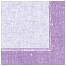 Papstar 50 Servietten ROYAL Collection 1/4-Falz 40 cm x 40 cm Flieder Linum