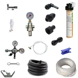 BieTal Anschlußpaket Sprudelwasser Tafelwasseranlagen Gerät Untertisch Aktivkohle Filter