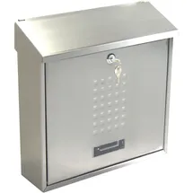 Primaster Briefkasten Edelstahl weiß