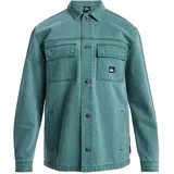 QUIKSILVER Mohab Washed Twill Langarmhemd - Trekking Green - L