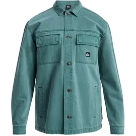 QUIKSILVER Mohab Washed Twill Langarmhemd - Trekking Green - L