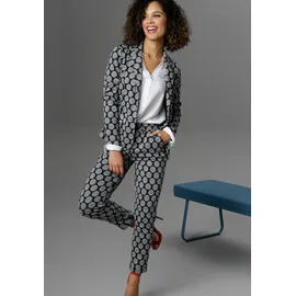 Aniston SELECTED Jerseyblazer Blau/Grau 48