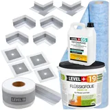 LEVEL PLUS Dichtset Duschabdichtung Dichtband Flüssigfolie 20 kg