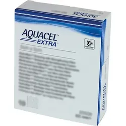 AQUACEL Extra 5x5 cm Verband 10 St Kompressen