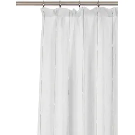 Wirth Gardine WIRTH, weiß (sanftes weiß), B:200cm H:175cm, Polyester, Gardinen, Gardine, Fertig-Store mit FB 1:3 nach Maß
