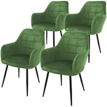 ML DESIGN modern liv Küchenstuhl Samt