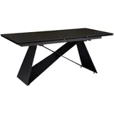 MID.YOU Esstisch 95 x 78 x 180 cm schwarz