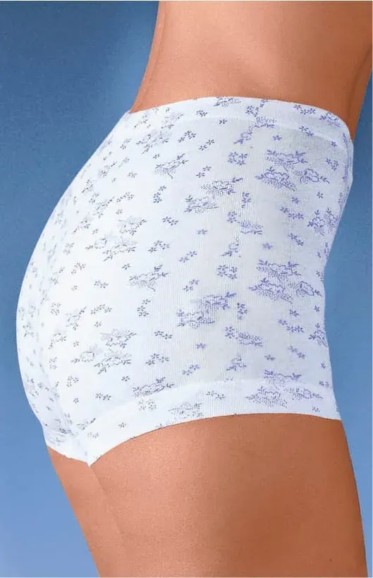 Pagenschlüpfer SPEIDEL, Damen, Gr. 48, 5 Stk., lila (flieder, bedruckt), 100% Baumwolle, Unterhosen