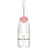 Francois Montand ICE Rosé Sekt - Traditionelle Methode - ICE Rosé Halb-trocken Wein - Frankreich (1 x 0.75L) (Packung mit 6)