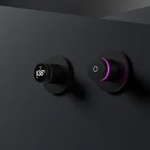 Steinberg 310 Thermostat-Wannenarmatur Matt Black