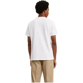 Levi's Original Tee Herren T-Shirt - Rot,Weiß - XL