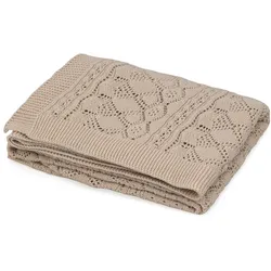 Cam Cam Copenhagen - Pointelle Strick Babydecke, hazel