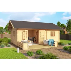 LASITA MAJA Gartenhaus Zubehör »Caroline«, Zubehör für: Gartenhaus Caroline, naturbelassen - braun